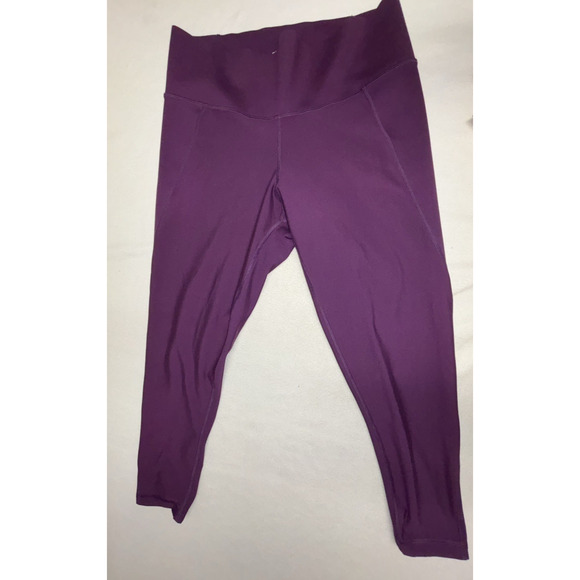 Old Navy Go Dry Active leggings 1x Plus Purple High Waist - Picture 10 of 10